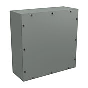 Enclosure: 16 x 16 x 6in, wall mount, carbon steel (PN# WA161606GSC)
