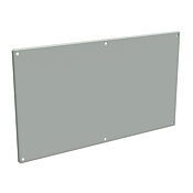 Субпанель: 24,88 x 44 дюйма, калибр 10, углеродистая сталь (PN# WA60P48F2)