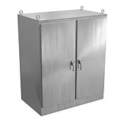 Enclosure: 72 x 60 x 36in, freestanding, 304 stainless steel (PN# WA726036SSFSDN43PT)
