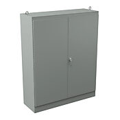 Enclosure: 90 x 72 x 24in, freestanding, carbon steel (PN# WA907224FSD)