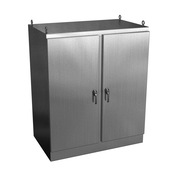 Enclosure: 72 x 60 x 36in, freestanding mount, 304 stainless steel (PN# WRD726036SSFSDN4)