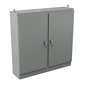 Enclosure: 72 x 72 x 18in, freestanding, carbon steel (PN# WRD727218FSD4)