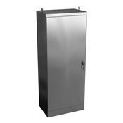 Enclosure: 90 x 36 x 24in, freestanding mount, 304 stainless steel (PN# WRD903624SSFSN4)