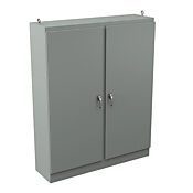 Enclosure: 90 x 72 x 20in, freestanding, carbon steel (PN# WRD907220FSD4)