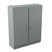 Enclosure: 90 x 72 x 24in, freestanding, carbon steel (PN# WRD907224FSD4)