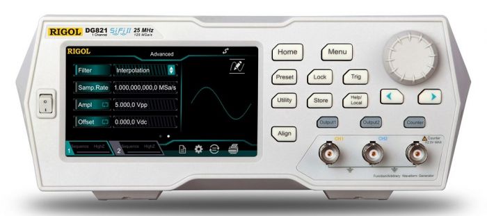 Генератор функций Rigol DG821