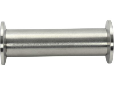 Полный ниппельный фитинг, размер NW25, вакуумный фланец ISO-KF, длина 100 мм Модель: 100315103