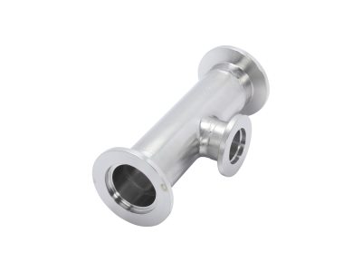 Переходной тройник, сквозные порты NW25 ISO-KF, отвод NW16 ISO-KF Модель: 100318403