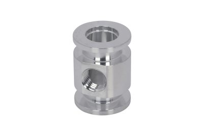 Тройник-переходник с фланцем ISO-KF, фланец NW16 на внутреннюю резьбу NPT 0,25 дюйма, алюминий Модель: 100319501