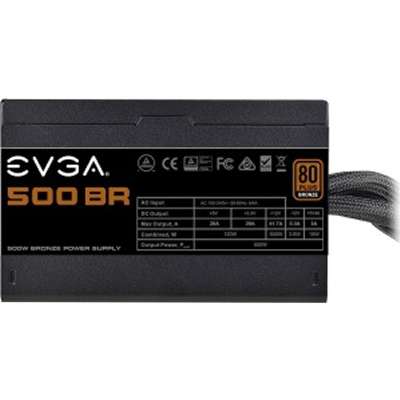 eVga PS 100-BR-0500-K1 500 BR 500W 80+Bronze 12V PCIE 120MM Long SleeveBearing
