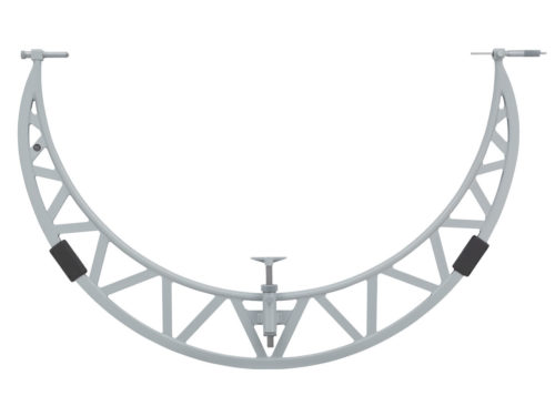 Внешний микрометр-удлинитель наковальни