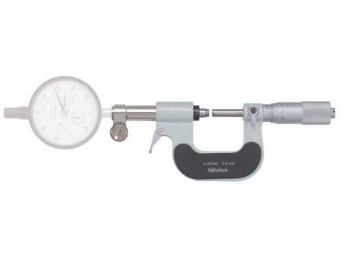 Внешний микрометр с втягивающим курком наковальни