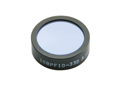 Полосовой фильтр, 25,4 мм, 330 ± 2 нм в центре, 11 ± 2 нм на полувысоте Модель: 10BPF10-330