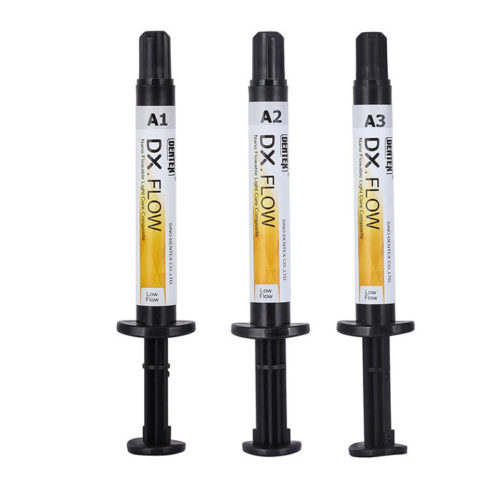 Стоматологический текучий светоотверждаемый композитный шприц с низким расходом A1/A2/A3