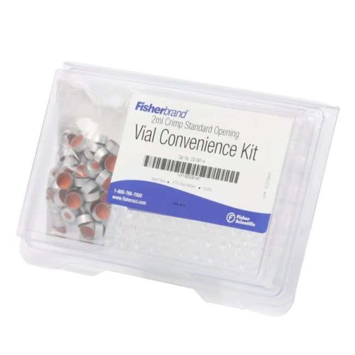 Стеклянный флакон Fisherbrand диаметром 11 мм со стандартным отверстием и обжимной крышкой | Фишер Сайентифик