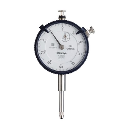 Mitutoyo 2050A-01 Циферблатный индикатор 20 мм 1 мм на оборот 0-100 Циферблат с проушиной сзади