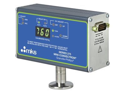 Манометр, мини-конвектрон, дисплей, 0,125 дюйма NPT, нелинейный аналоговый, 2 реле, вольфрам Модель: 275600-2-GP-T