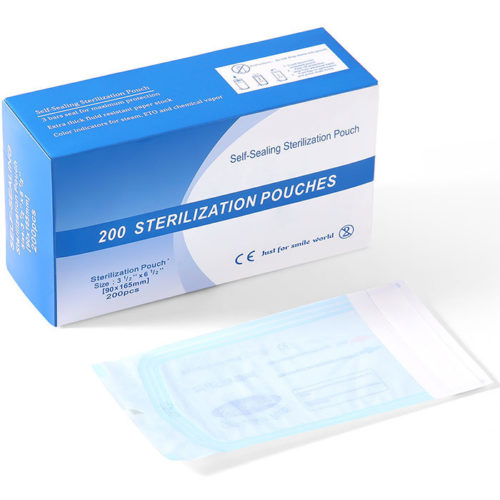 Стоматологический самозапечатывающийся пакет для стерилизации 3,5 x 6,5 футов 200 шт./кор.