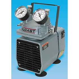 Oil free diaphragm vacuum and pressure pump