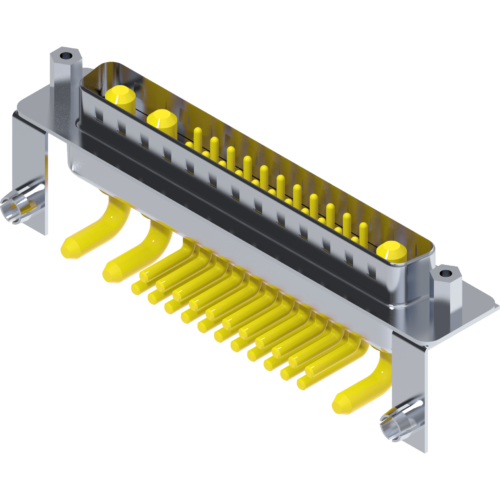 57PDDRXM-D4BX11BAB-21 Разъем питания прямоугольного типа, вилка