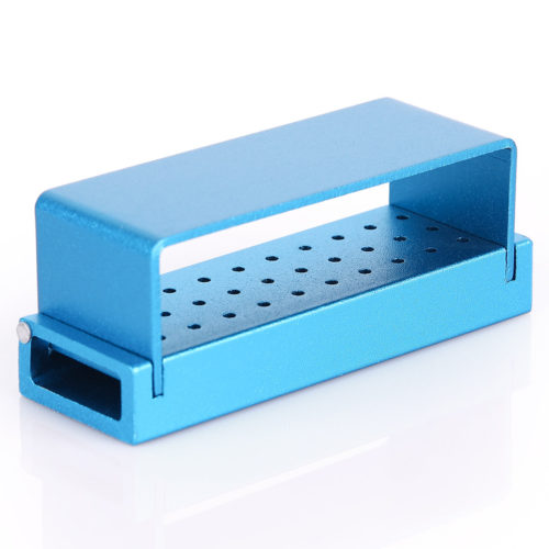 Стоматологические боры блок дезинфекции дрели высокоскоростной держатель наконечника синий 30 отверстий