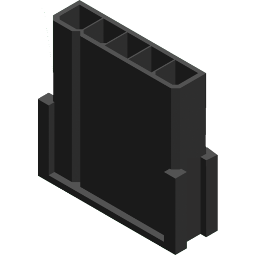 5H3000M1-1XXBBL00C01 Серия 3000, корпус 3,0 мм, вилка, 1 ряд, без ушка