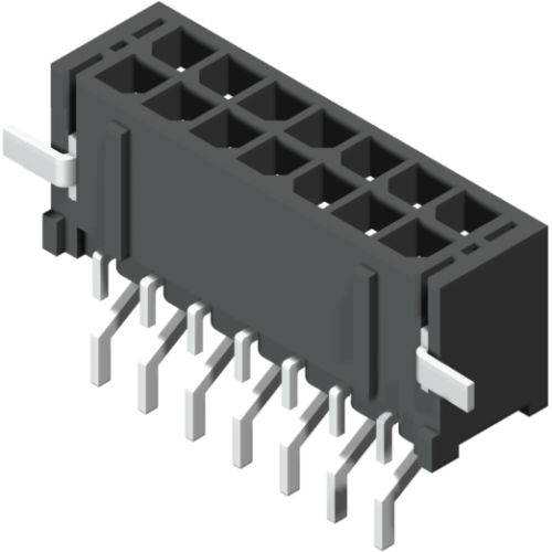 5W3000H0-2XXXXBHUC01 Серия 3000 3,0 мм бесфланцевый SMT R/A, тип 2, ряд без разветвления заземления