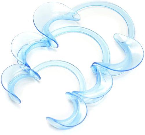 AZDENT Стоматологические ретракторы для рта, прозрачная форма C, S/M/L, 10 шт.