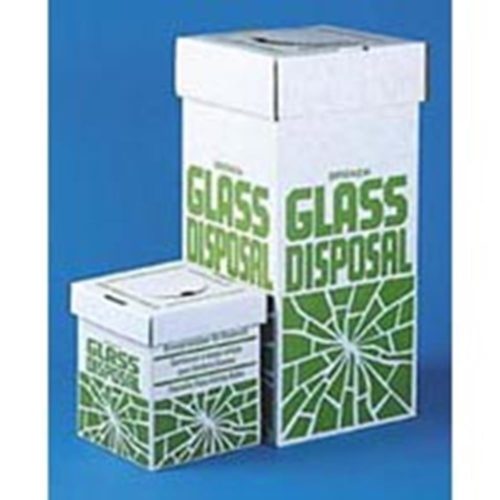 Broken glass disposal box