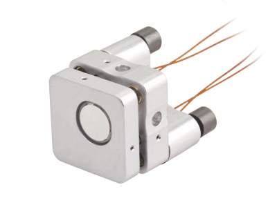 Крепление для пьезоэлектрического зеркала, маленькое, центральное крепление, диаметр 0,5 дюйма, UHV Модель: 8885-UHV