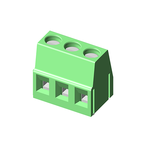 5TS500S-128N Тип клеммной колодки 5.0mm винта PCB прямой