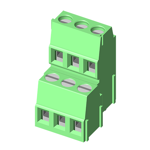 5TS500S-K5AN Тип клеммной колодки 5,0 мм с винтом для ПКБ прямой