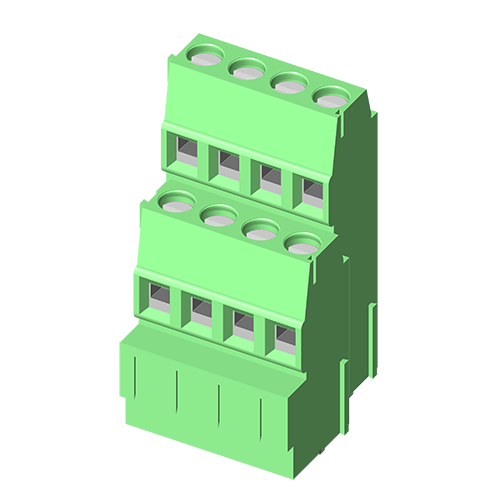 5TS500S-E2AN Клеммная колодка 5,0 мм для ПКБ с прямым типом