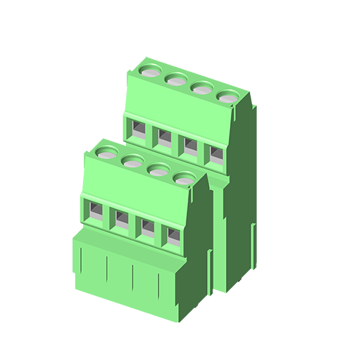 5TS500S-E2BN Тип клеммной колодки 5.0mm винта PCB прямой