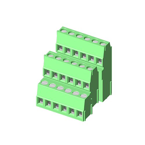 5TS500S-E3AN Клеммная колодка 5,0 мм с винтом для печатных плат, прямой тип