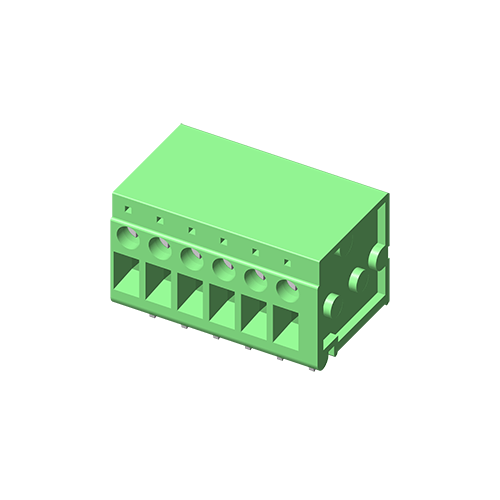 тип блока 5.0мм винта ПКБ 5ТС500Р-15АН терминальный прямоугольный