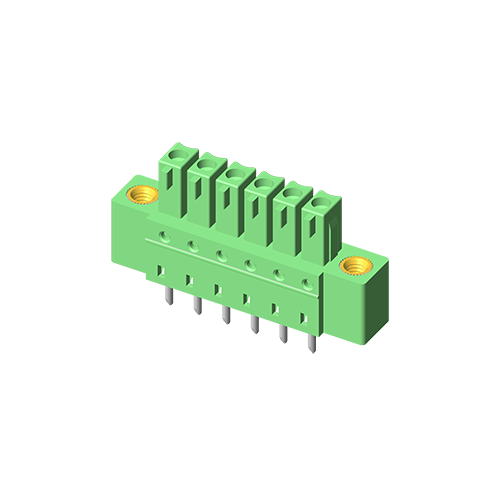 Съемная клеммная колодка 5TP350S-5GBE 3,5 мм прямого типа с ухом