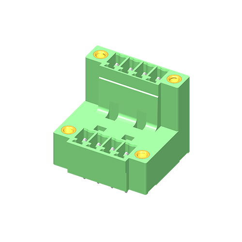Съемная клеммная колодка 5TP350S-5DTE 3,5 мм прямого типа с ушком