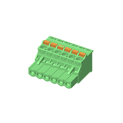 Съемная клеммная колодка 5TP500N-2DAN 5,0 мм