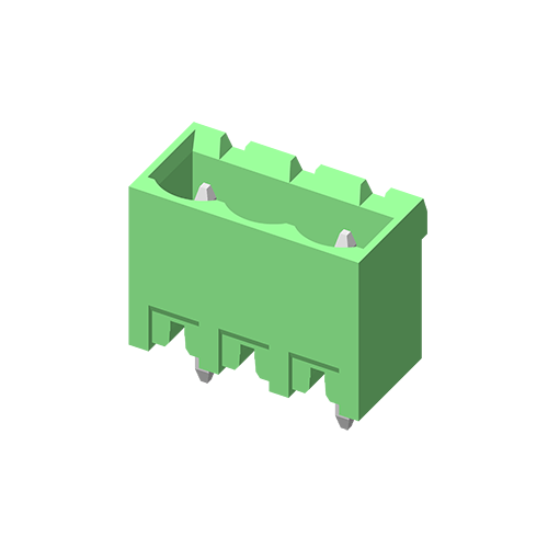 Съемная клеммная колодка 5TP100S-2ECN 10,0 мм прямого типа