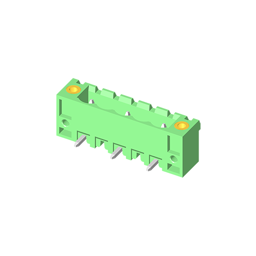 Съемная клеммная колодка 5TP101R-2EGE 10,16 мм прямоугольного типа с ухом