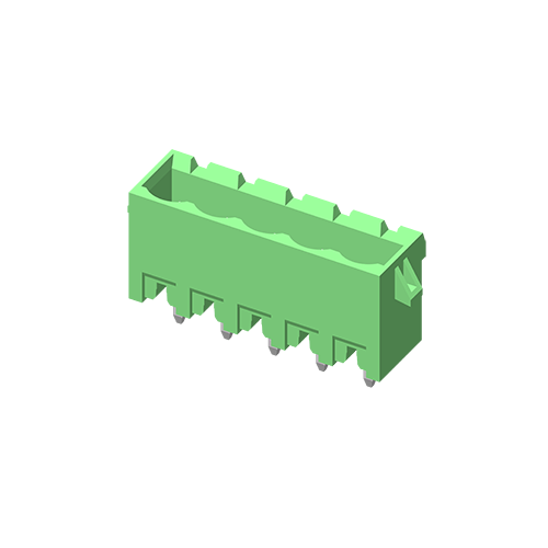 Съемная клеммная колодка 5,08 мм 5TP508S-2EGE, прямой тип с ухом