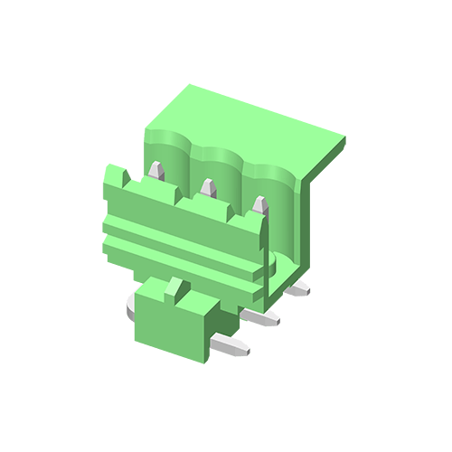 Съемная клеммная колодка 5TP500R-2GLN 5,0 мм прямоугольного типа
