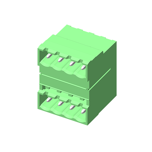 Съемная клеммная колодка 5TP508R-2RHN 5,08 мм прямоугольного типа