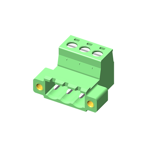 Съемная клеммная колодка 5TP508N-2ESE 5,08 мм с ушком