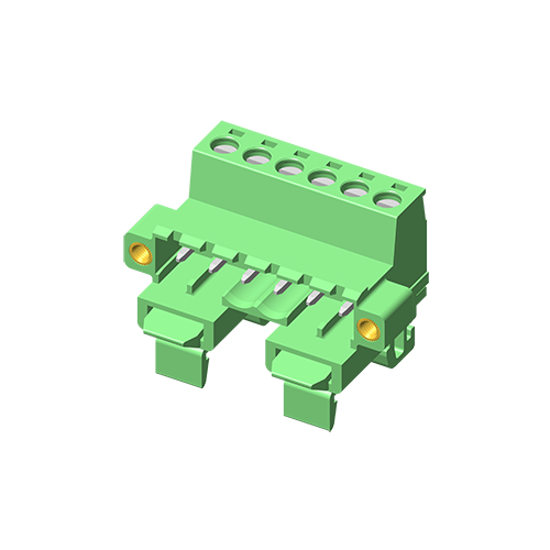 Съемная клеммная колодка 5TP500N-2RDE 5,0 мм с ушком