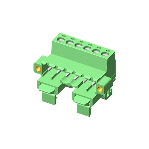 Съемная клеммная колодка 5TP508N-2RDE 5,08 мм с ушком