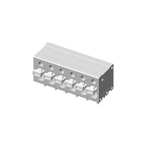 тип блока 5.0мм весны ПКБ 5ТР500Р-211Н терминальный прямоугольный