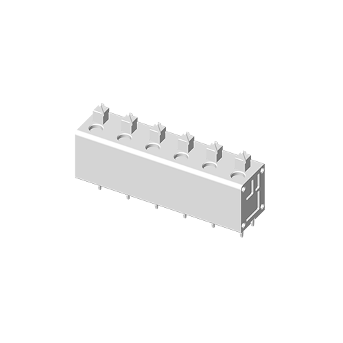 5TR750S-236N Пружинный клеммный блок 7,5 мм для ПКБ, прямой тип