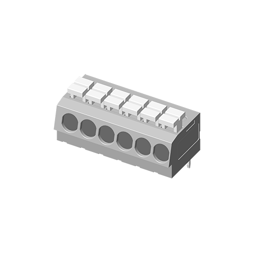 тип блока 5.0мм весны ПКБ 5ТР500Р-237Н терминальный прямоугольный